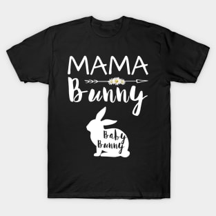 Daisy Mama Bunny Easter Day Gift T-Shirt